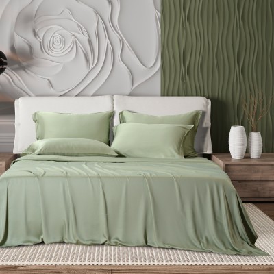 Простыня Sharmes &quot;Bamboo&quot;, 300х270 (оливковый)