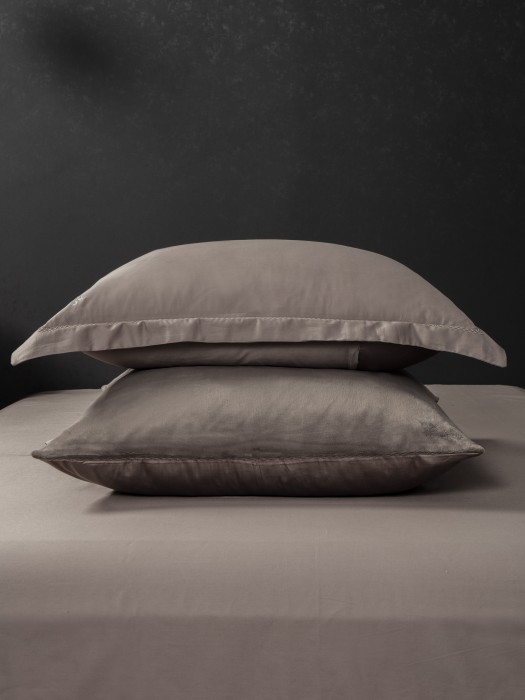 Комплекты для сна Lindor Fluffy (капучино трюфель) Egyptian Cotton Семейный