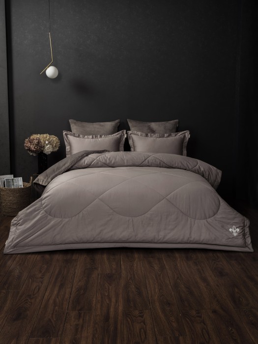 Комплекты для сна Lindor Fluffy (капучино трюфель) Egyptian Cotton Семейный