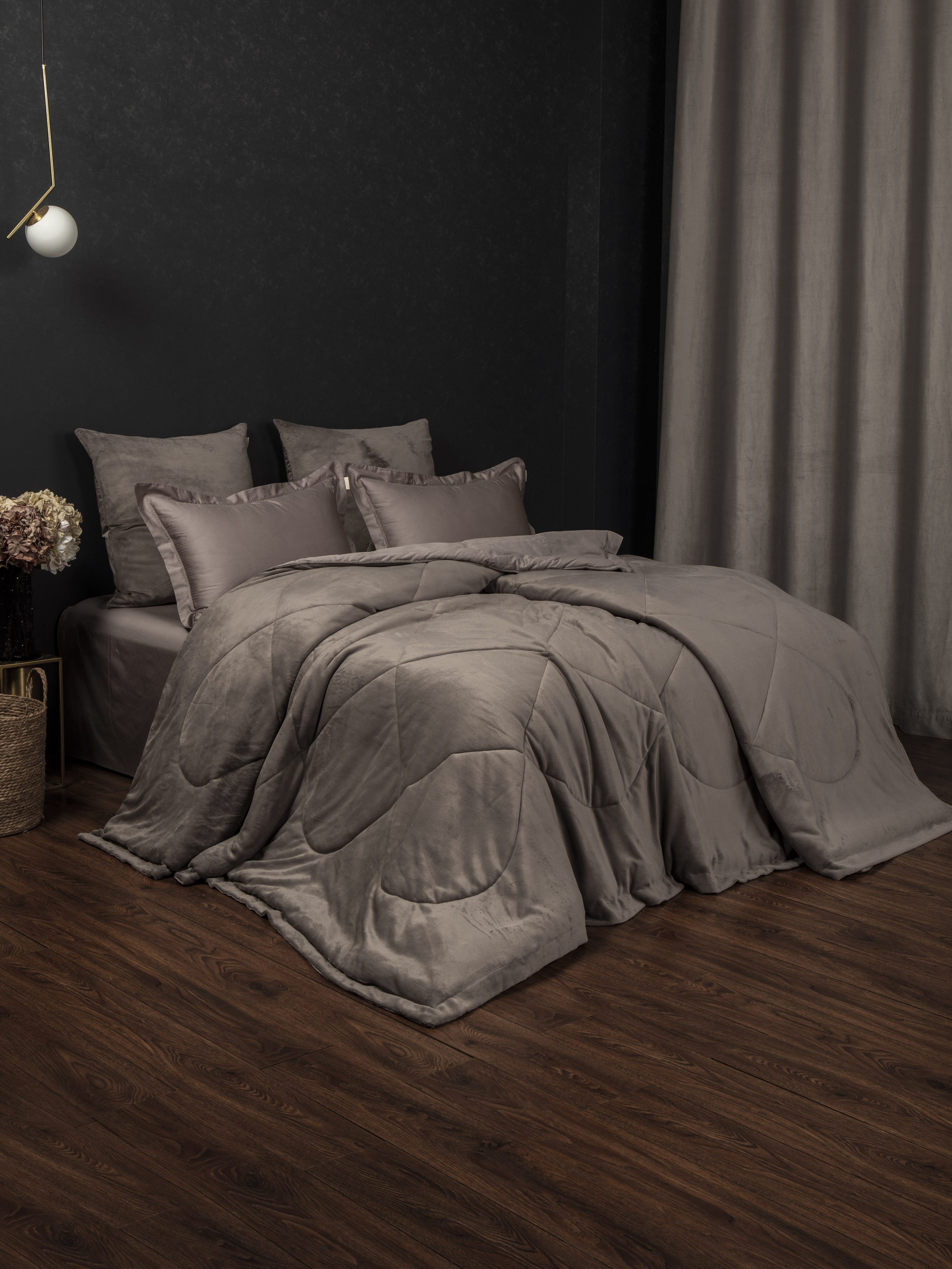 Комплекты для сна Lindor Fluffy (капучино трюфель) Egyptian Cotton Семейный