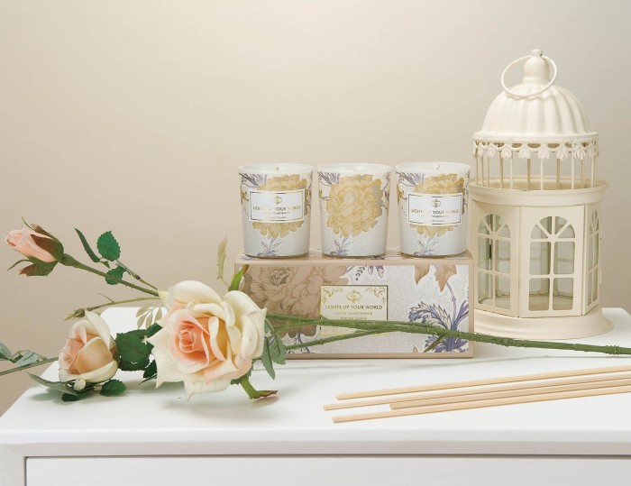 Лимон и Гранат Набор Свечей Ароматических (3 шт)