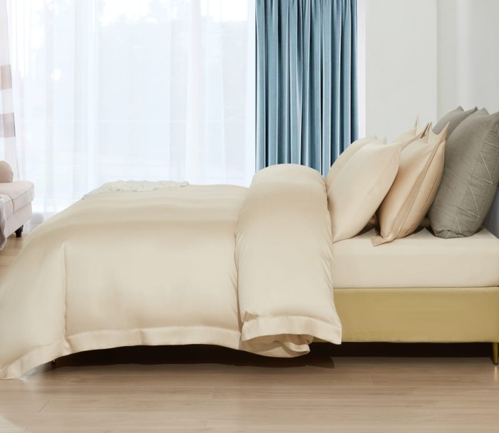 Постельное белье Arya Бамбук Tencel Arty Кремовый