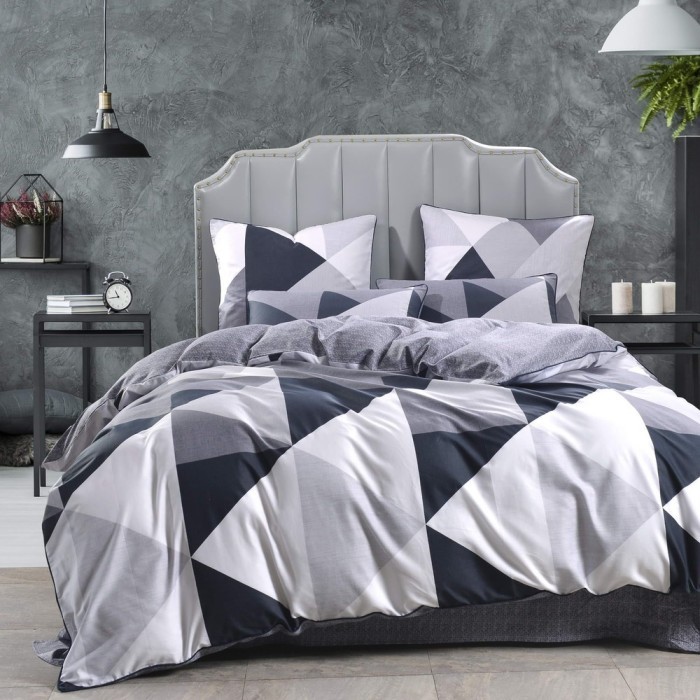 Джин (антрацит) Комплект постельного белья сатин 7Е