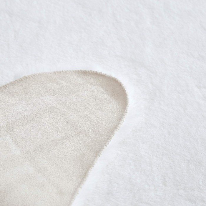 Коврик Плюшевый (белый) 60х90