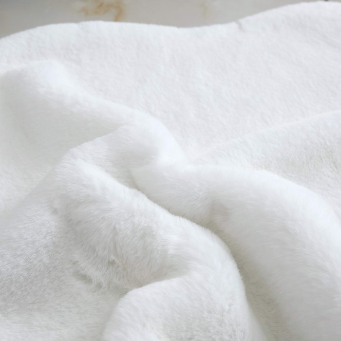 Коврик Плюшевый (белый) 60х90