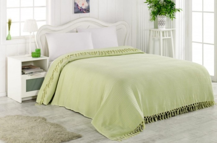 Покрывала Турция NICE BED SPREAD зеленый 220x240