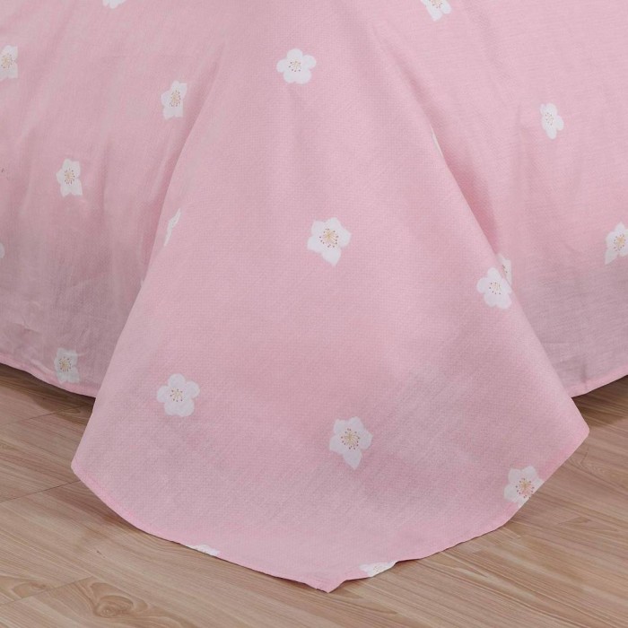 Тропики (синие) Комплект постельного белья сатин Евро 4н Евро-5116