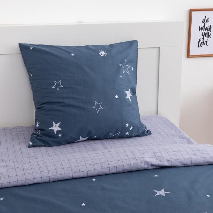 Постельное бельё 1.5 сп LoveLife «Звездное небо», 143х215 см,150х214 см,70х70 см-1 шт