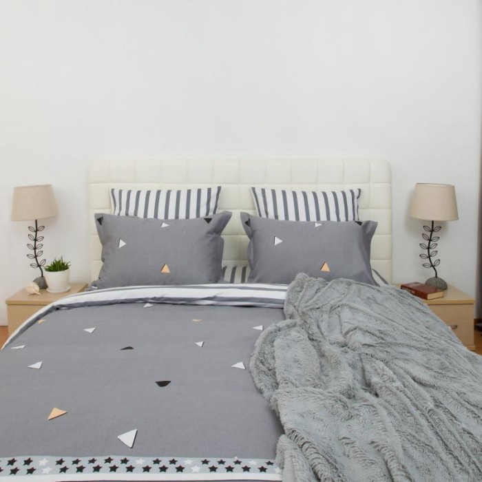 Постельное белье Asabella 408-6 евро печатный сатин