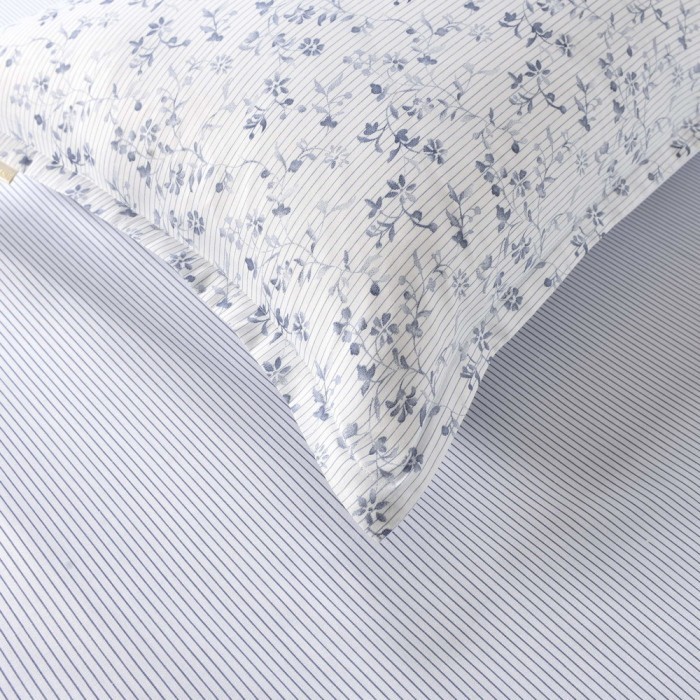 Майя голубой Комплект постельного белья Сатин 2х