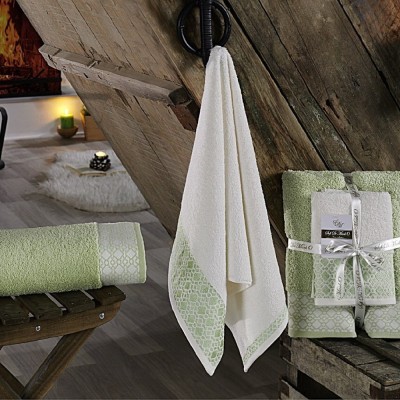 KARAT (крем-св.зел) 50x90-70х140 Комп. полотенец