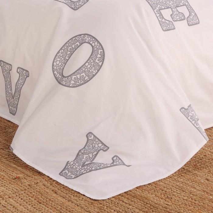 Love (серый) Комплект постельного белья детский