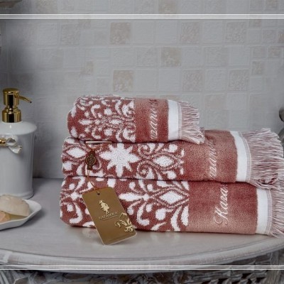 Полотенца Казанова Полотенце Undina (розовая пудра) 50х90см К63-286-50х90