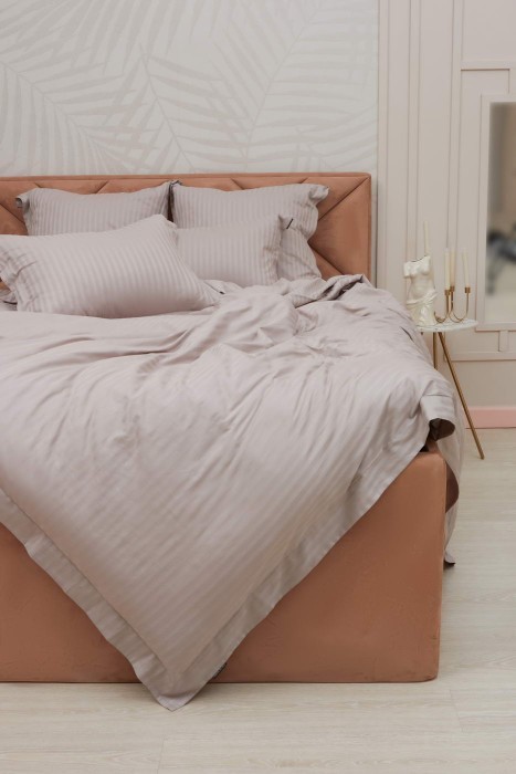 Моне (пеп лиловый) страйп сатин 7Е