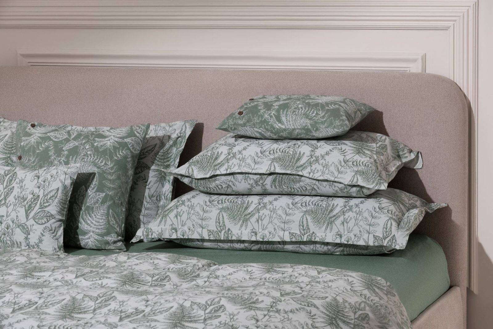 Пододеяльник Natural Fern Palette Grass 200x220