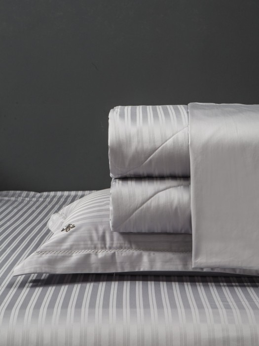 Комплекты для сна Stripe Royal (серебро) Egypt Cotton Семейный K-7Е-3083 к-т