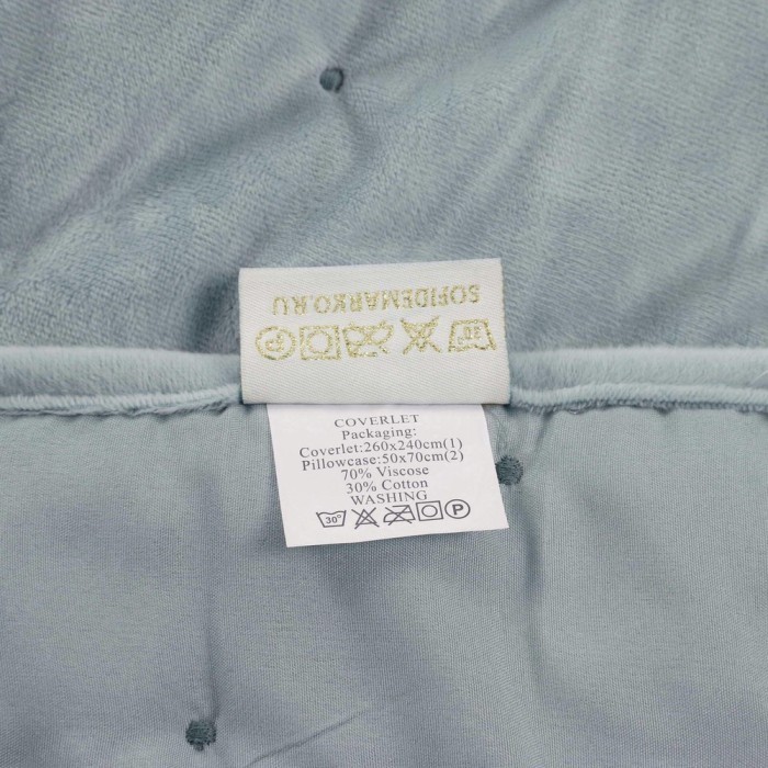 Иоланта (голубая) Покрывало 240х260