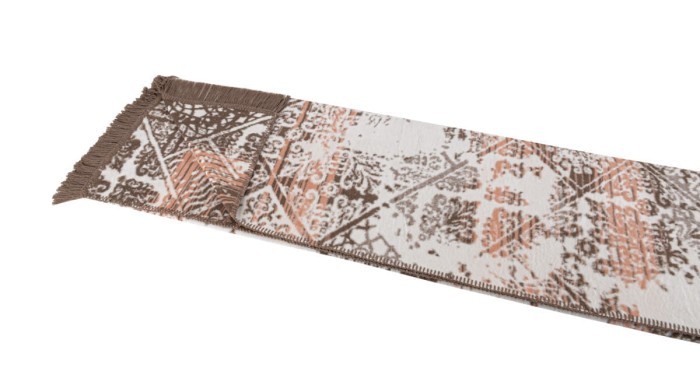 Плед Arya Хлопок Sandy 200x220 розовый серый