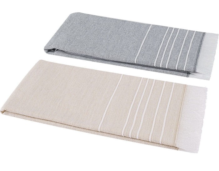 Набор Кухонных Полотенeц Arya 40х60 2 ед Aston Серый, Бежевый
