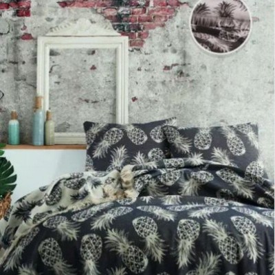Покрывала Турция ANANAS BED SPREAD BLACK-205x240
