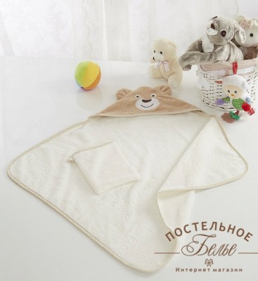 FANNY (беж) Пол.Уголок Мочалка Мах. 80х80