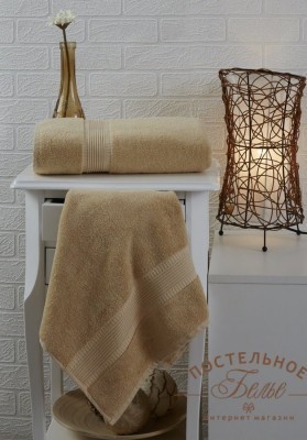 ZETES (беж) Полотенце Махровое 50х90