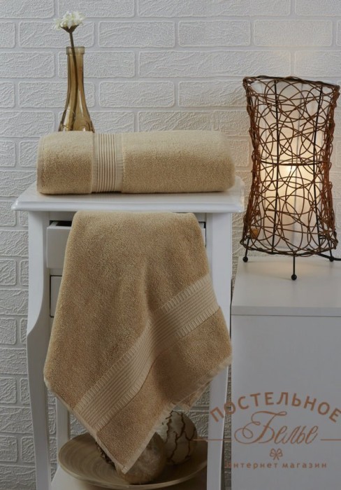 ZETES (беж) Полотенце Махровое 50х90