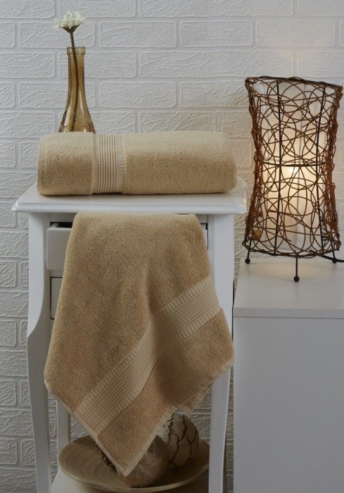 ZETES (беж) Полотенце Махровое 50х90