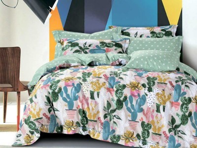 Постельное белье Asabella 1274-4S полуторное печатный сатин