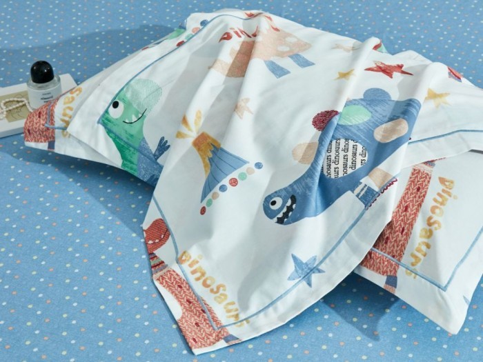 Комплект постельного белья 1,5-спальный, печатный сатин 2175-4XS