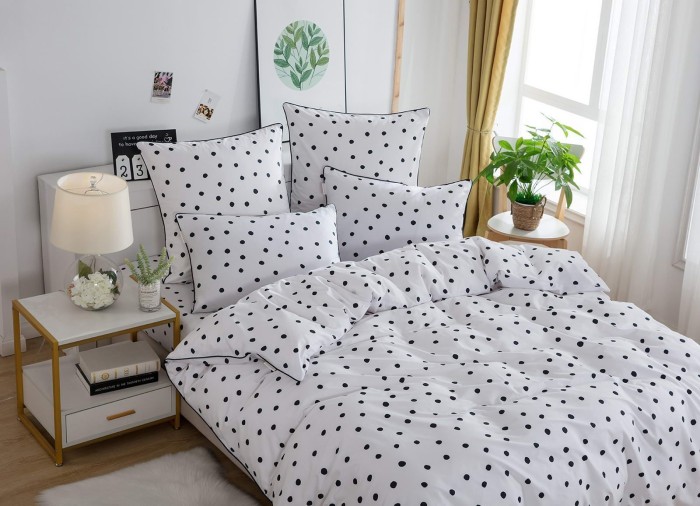 Керри (белая) Комплект постельного белья Сатин 2х