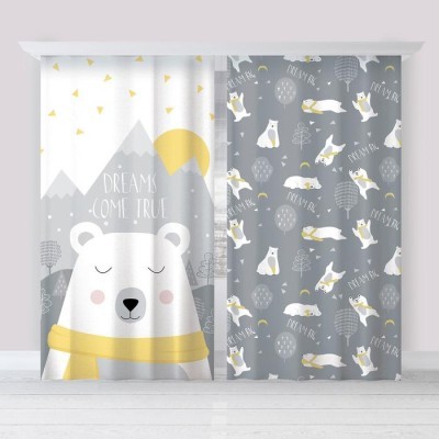 Комплект штор &quot;Этель&quot; Большие мечты 145*260 см-2 шт, 100% п/э, 140 г/м2