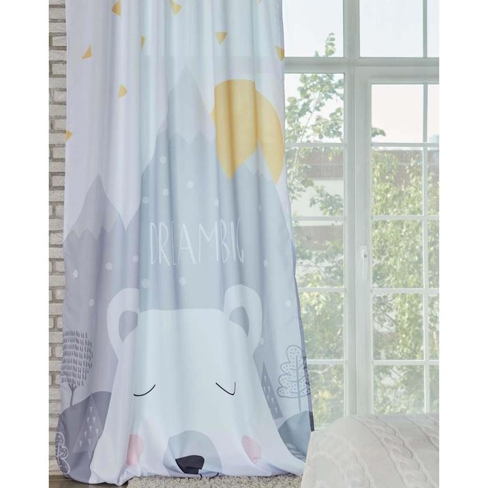 Комплект штор "Этель" Большие мечты 145*260 см-2 шт, 100% п/э, 140 г/м2
