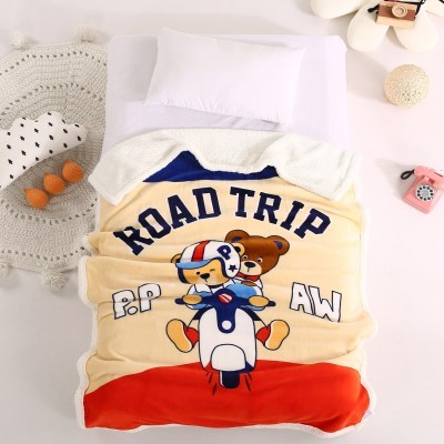 Плед детский Leoncello фланелевый с шерпой 100x140 LEO1410-19