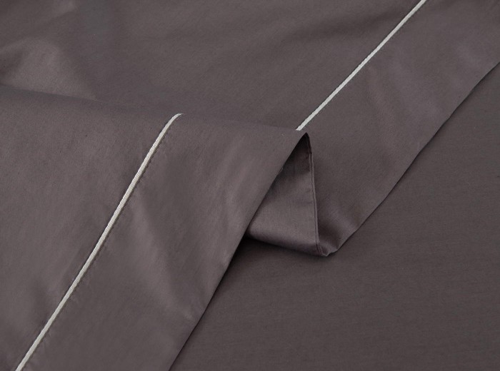 Дайкири (антрацит) Евро Комплект постельного белья сатин