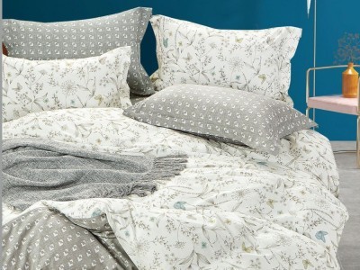 Постельное белье Asabella 1689-6 евро печатный сатин