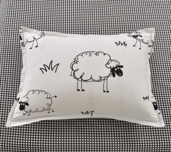 Долли (белая) Комплект постельного белья сатин Евро 4н