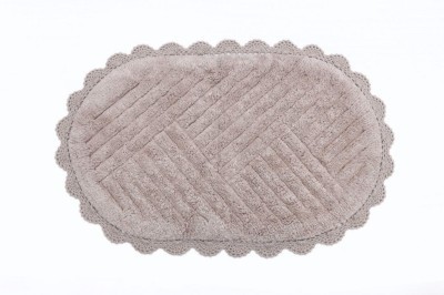 EMMA (беж) Коврик для ванной кружевной 60х100