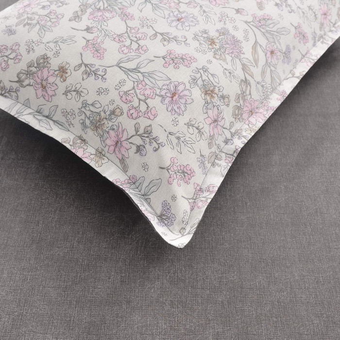 Лика (кофе) Комплект постельного белья сатин Евро 4н