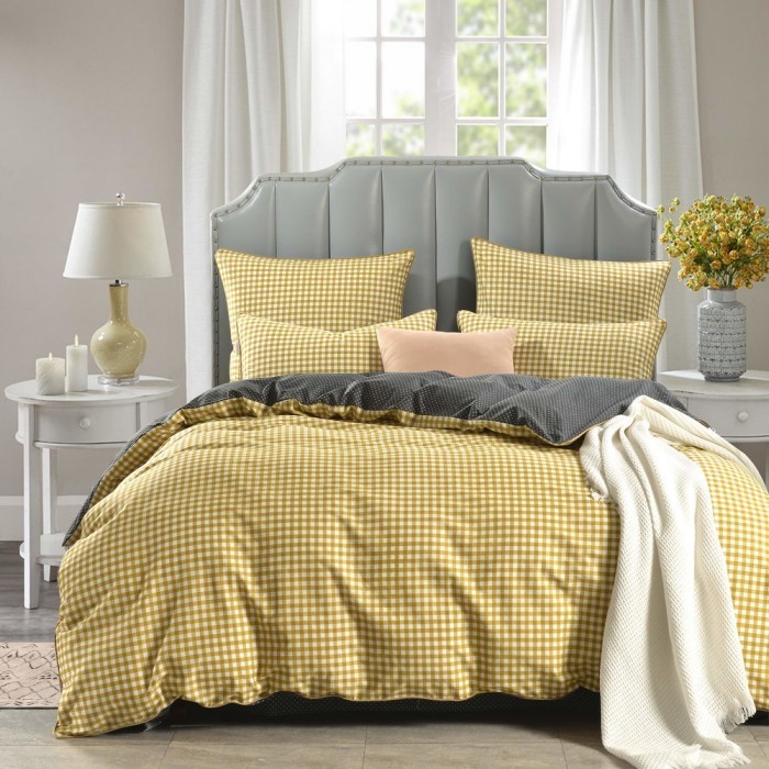 Жардин (желтый) Комплект постельного белья сатин 7Е