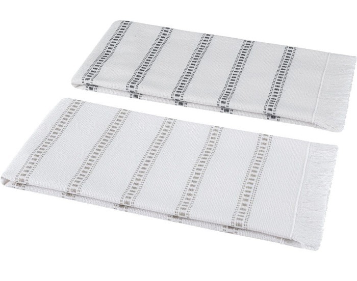 Набор кухонных полотенeц Arya Linen 2 ед Белый