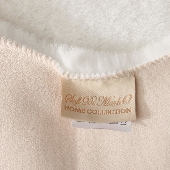 Коврик Плюшевый (белый) 80х120