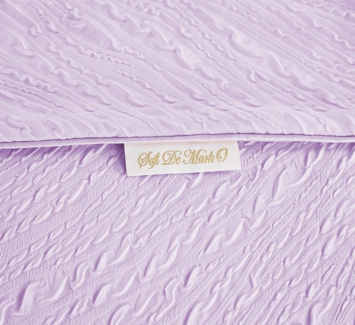 Саманта (лиловая) Комплект постельного белья жатка Евро 4н