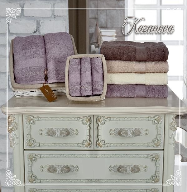 Полотенца Казанова Комплект полотенец Irada (крем-брюле) 30х50см(3) К63-281-30х50