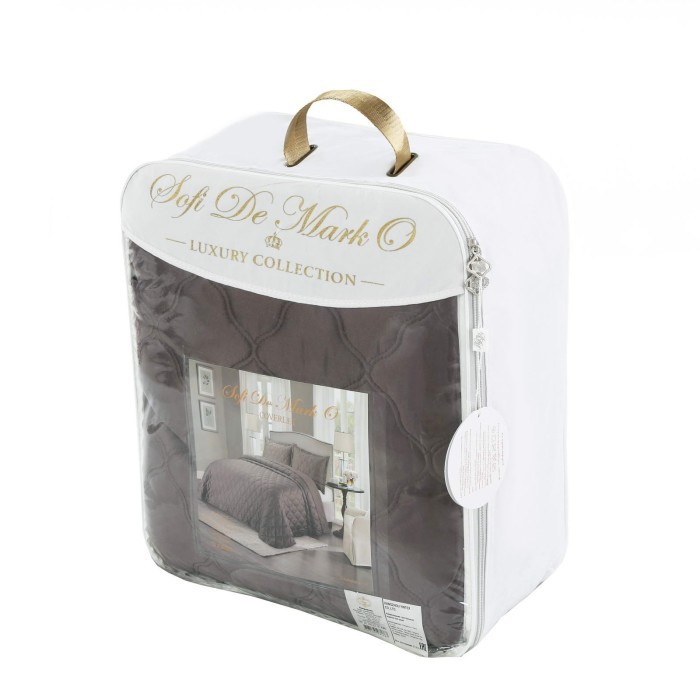 Одри (шоколад) Покрывало 240х260