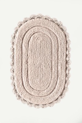 Loretta (персик) Набор ков. для ванной кружевной 60х100 и 50х50