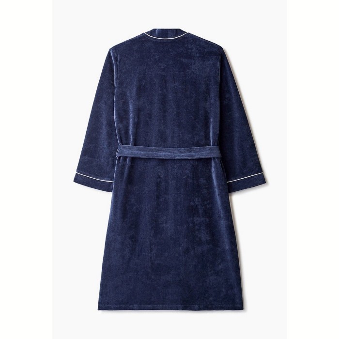 Венера M (синий) Халат велюровый