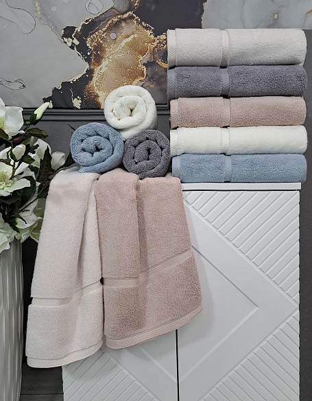 Полотенца Perla (графит платина) 50х90см