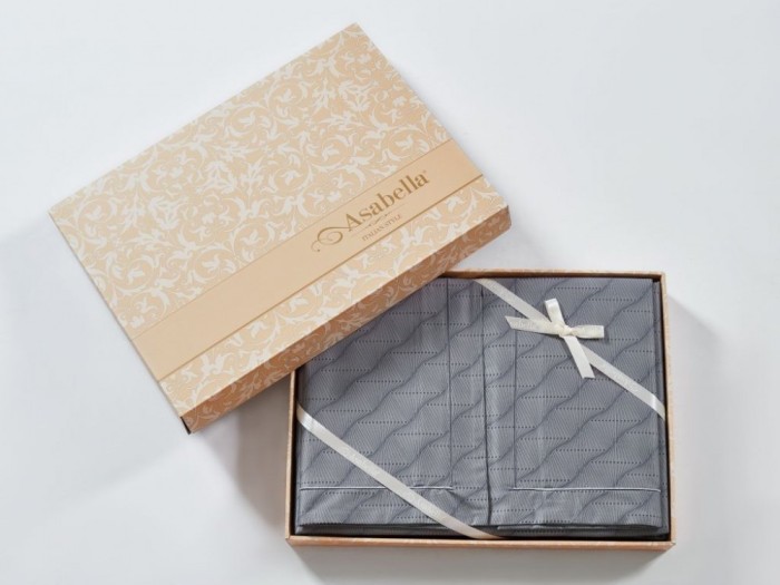 Постельное белье Asabella 2216-4S 1,5-спальный египетский хлопок Premium