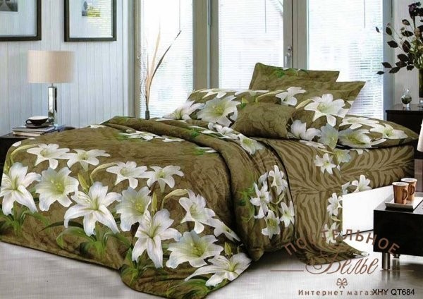 Постельное белье Valtery полисатин SF-58 двуспальное